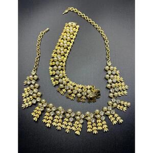 Vintage Sarah Coventry Royal Highness Bracelet and Necklace SET